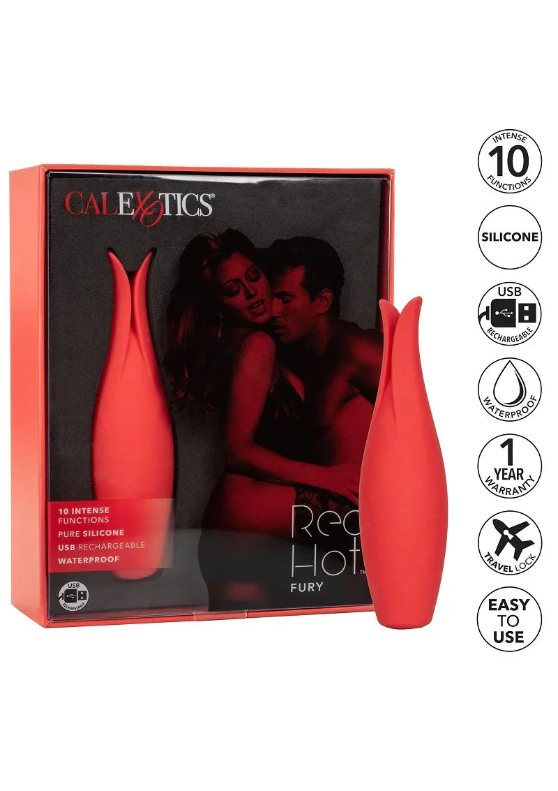 ♀ CalExotics Red Hot Fury - Happytoys Sexshop: Toys for Feeling Happy & Easy 😊 - Discreet geleverd