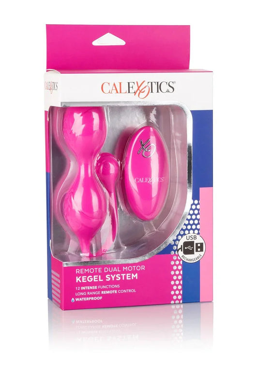 ♀ CalExotics Remote Dual Motor Kegel System - Happytoys Sexshop: Toys for Feeling Happy & Easy 😊 - Discreet geleverd