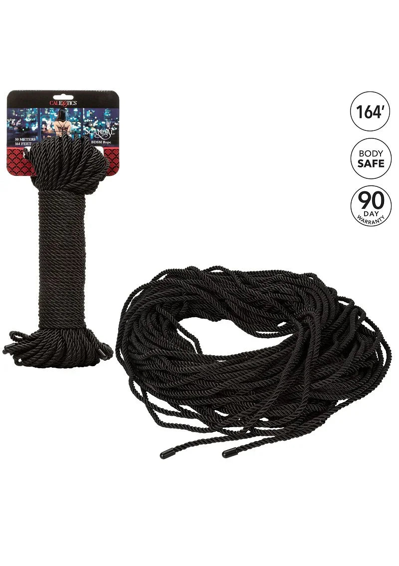 Scandal BDSM Rope 164'/50 m by CalExotics - Happytoys Sexshop: online sex shop for Feeling Happy & Easy 😊 - Discreet geleverd