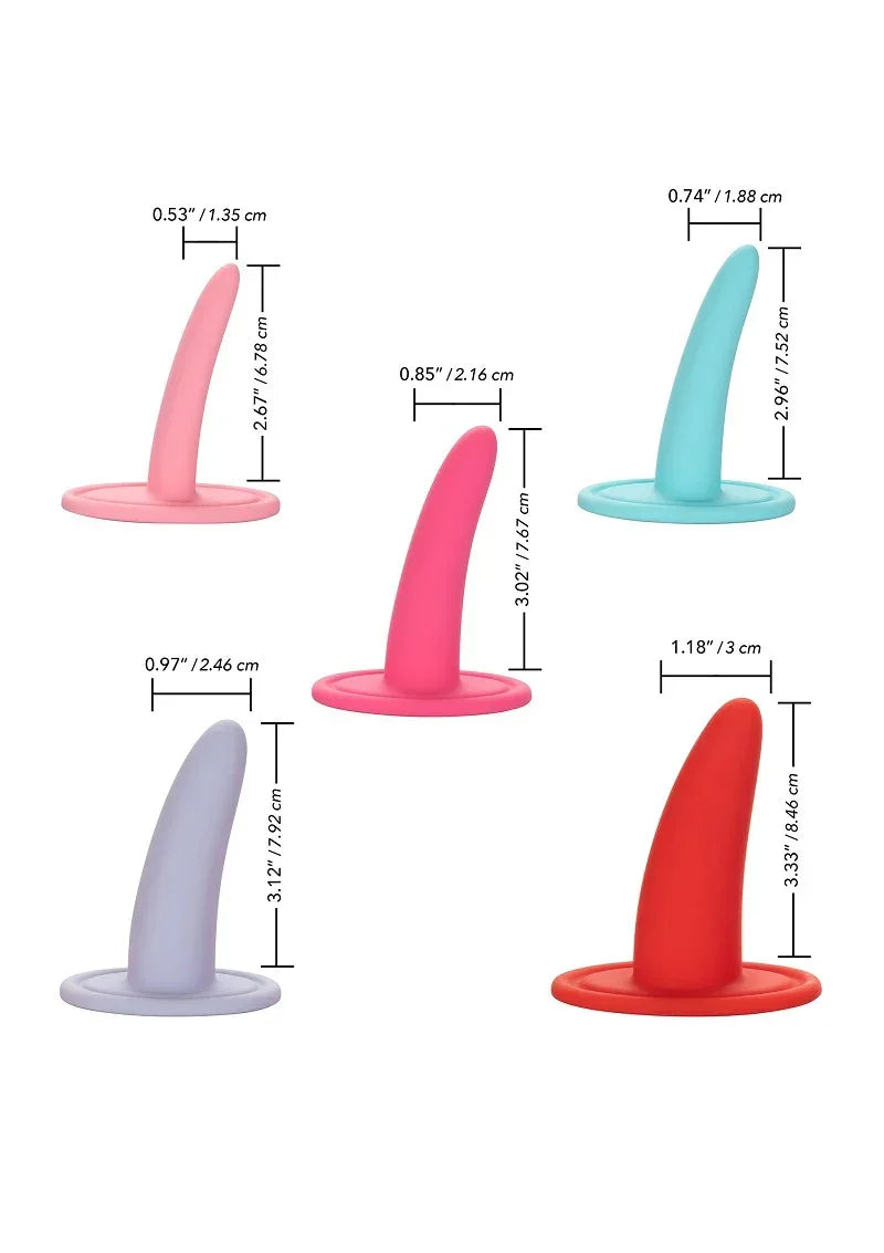 Bestel: She - ology 5 - piece Wearable Vaginal Dilator Set by CalExotics - bij Happytoys.nl, happytoys.be, Happytoys.ae: erotische sex webshop | liever Happy dan Easy ⭐⭐⭐⭐⭐