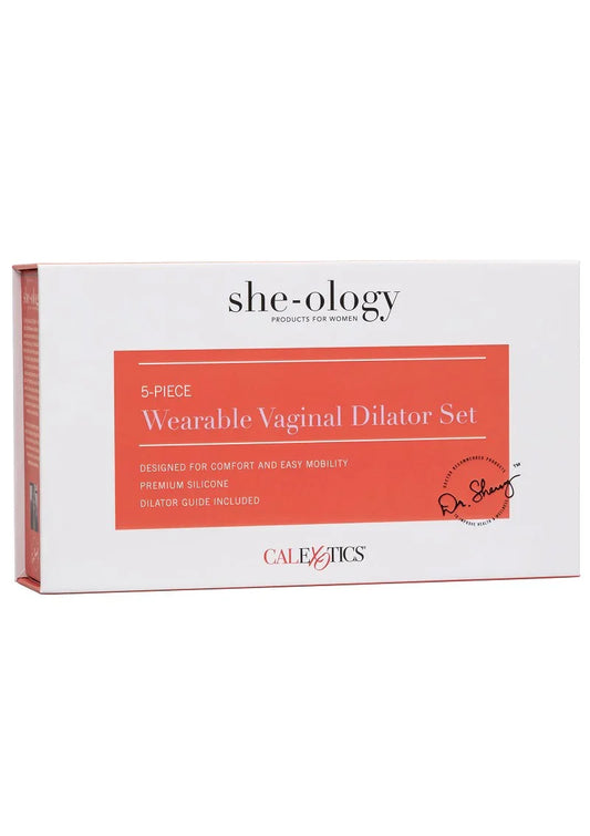 She-ology 5-piece Wearable Vaginal Dilator Set by CalExotics - Happytoys Sexshop: Toys for Feeling Happy & Easy 😊 - Discreet geleverd