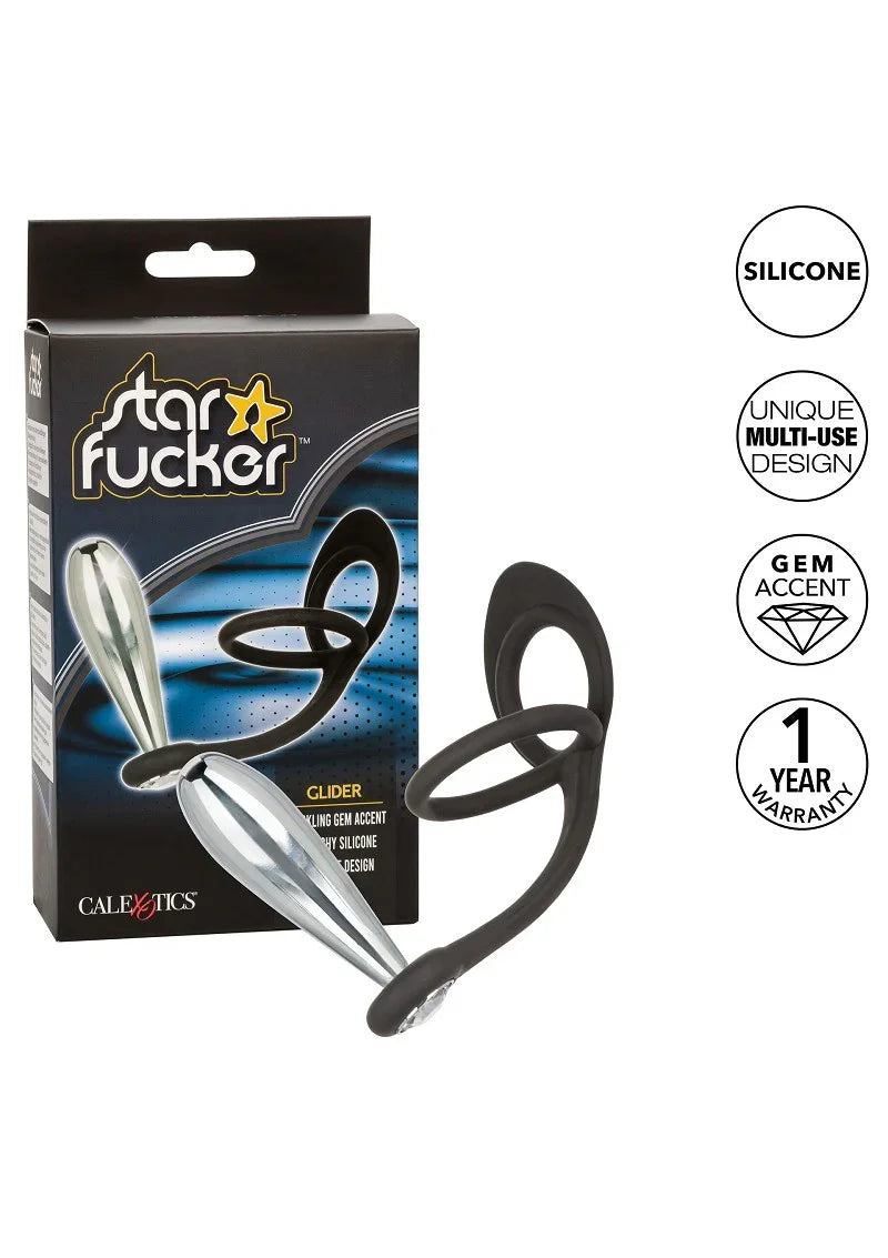 β CalExotics Star Fucker Glider Plug - Happytoys Sexshop: Toys for Feeling Happy & Easy π - Discreet geleverd