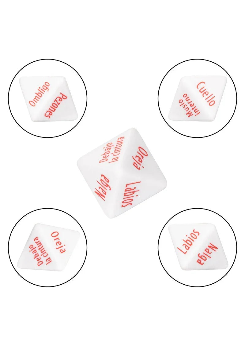 β β CalExotics Tempt & Tease Dados dice (ESP) - Happytoys Sexshop: online sex shop for Feeling Happy & Easy π - Discreet geleverd
