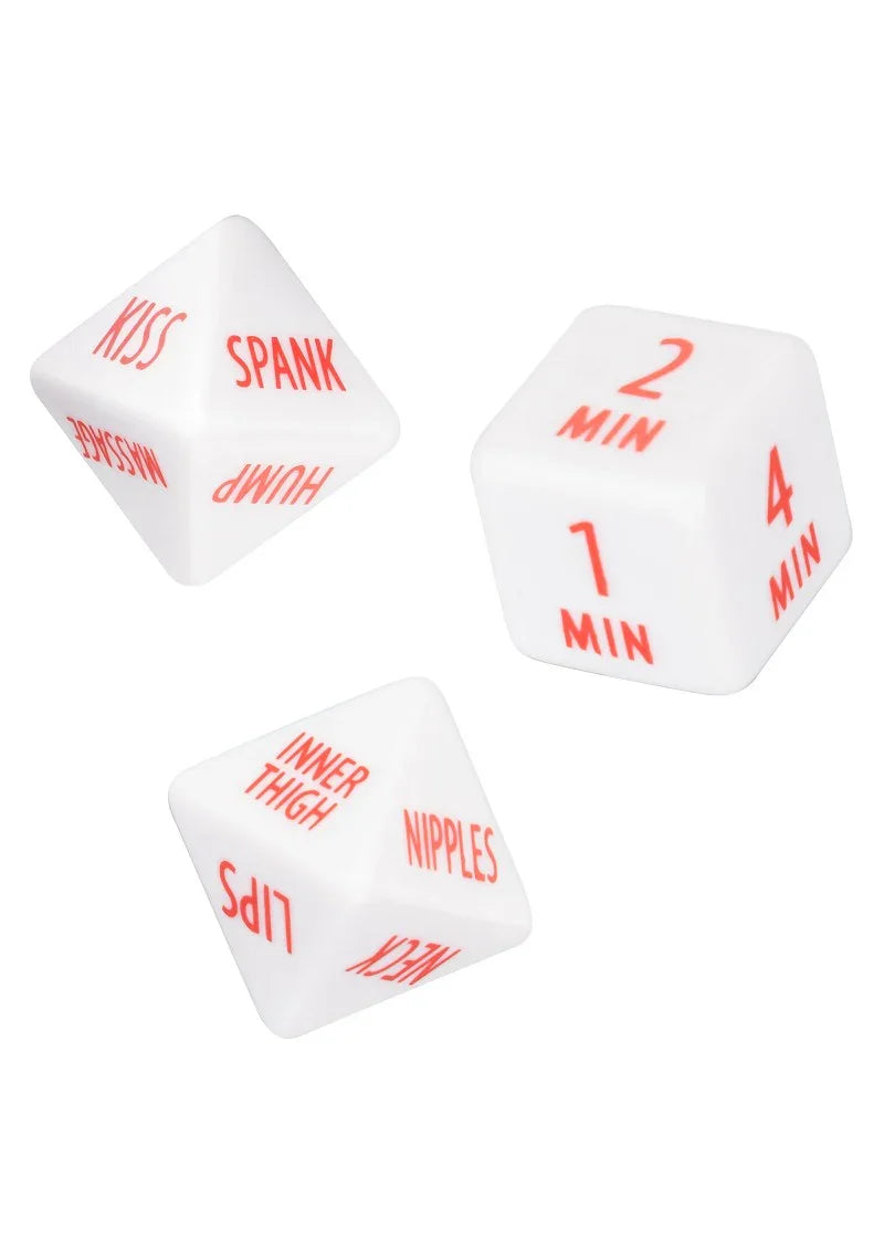 Bestel: Tempt & Tease Dice (EN) by CalExotics - bij Happytoys.nl, happytoys.be, Happytoys.ae: erotische sex webshop | liever Happy dan Easy ⭐⭐⭐⭐⭐