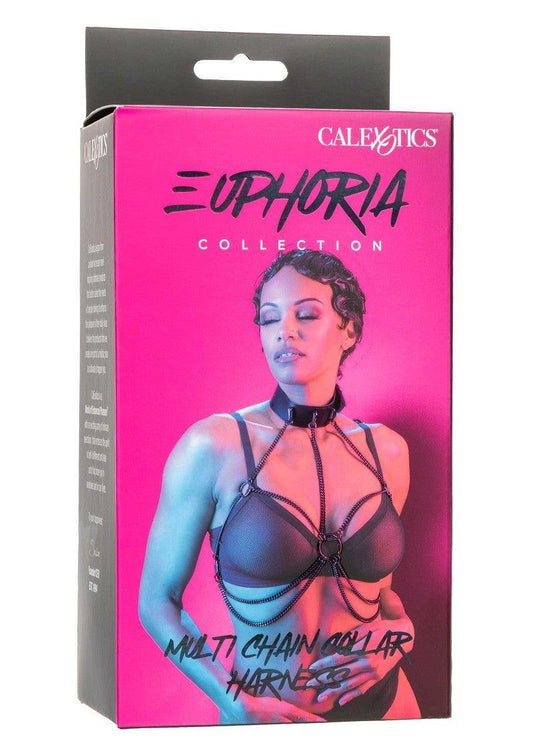 Euphoria Collection Multi Chain Collar Harness by CalExotics - Happytoys Sexshop: Toys for Feeling Happy & Easy 😊 - Discreet geleverd