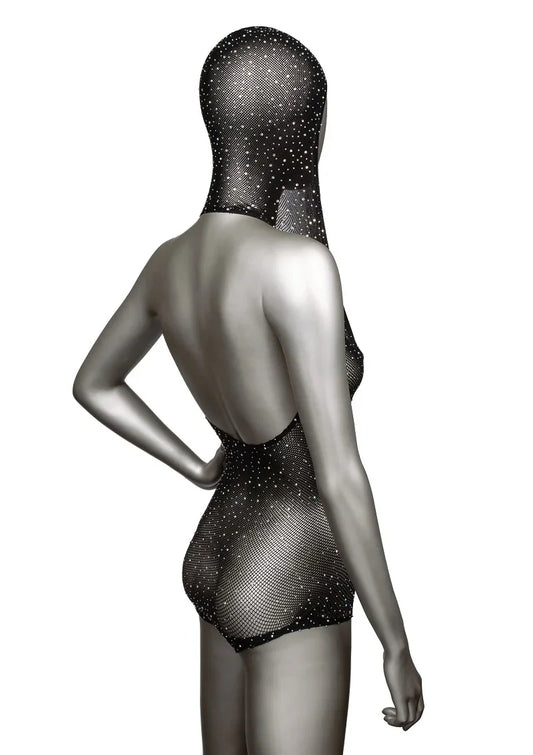 Radiance Plus Size Hooded Deep V Body Suit by CalExotics - Happytoys Sexshop: Toys for Feeling Happy & Easy 😊 - Discreet geleverd