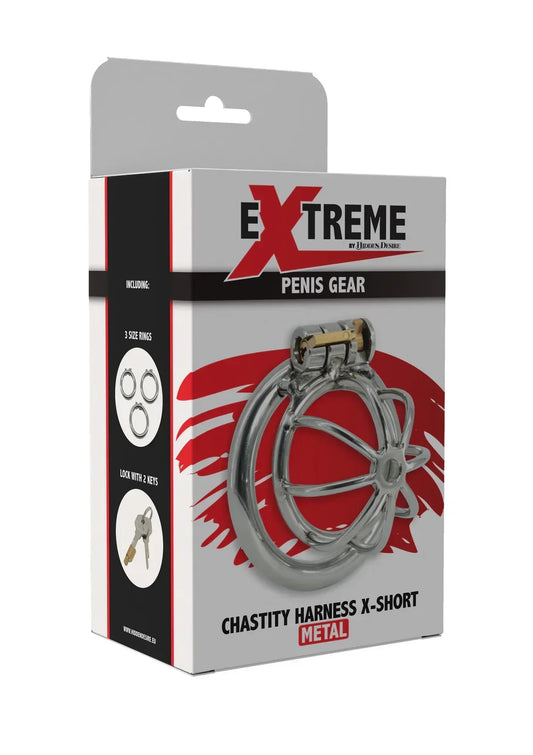 Chestity Cock Harness X-Short @ Hidden Desire - Happytoys Sexshop: online sex shop for Feeling Happy & Easy 😊 - Discreet geleverd