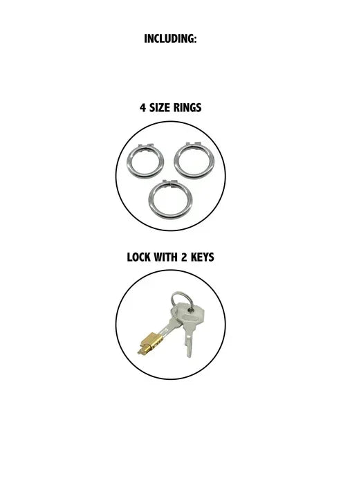 Chestity Cock Harness X-Short @ Hidden Desire - Happytoys Sexshop: online sex shop for Feeling Happy & Easy 😊 - Discreet geleverd