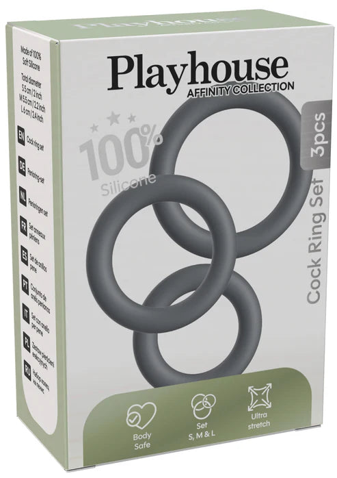 Cock Ring Set 3pcs by Playhouse