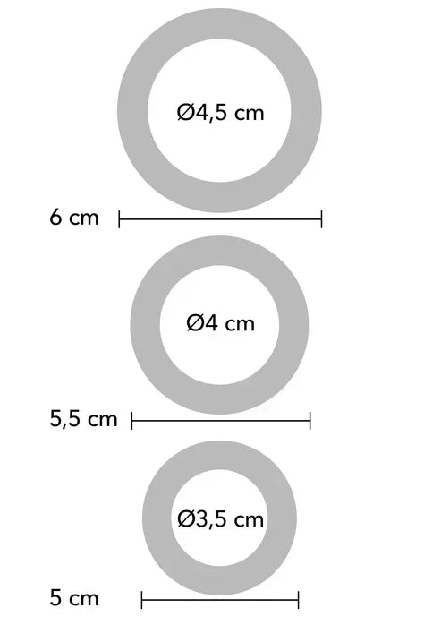 3-teiliges Cockring-Set von Playhouse