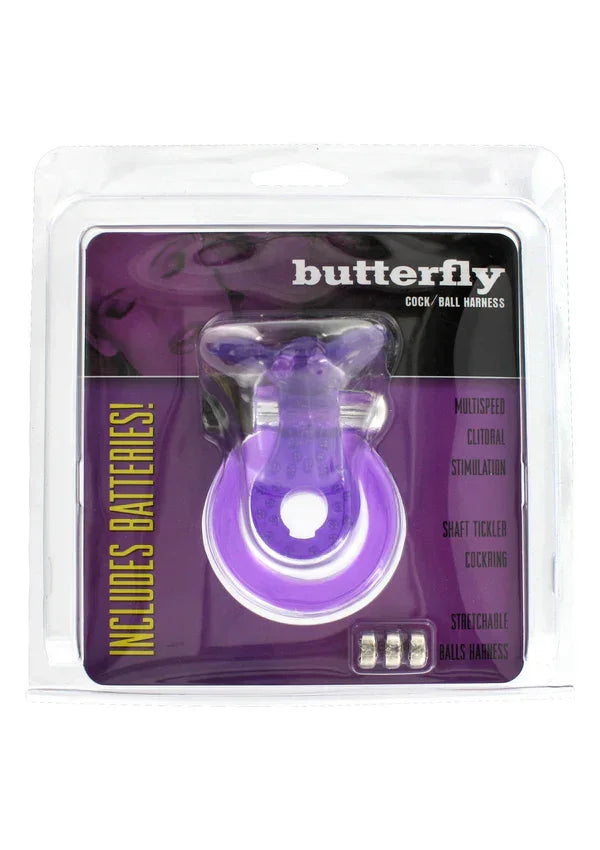 Cock & Ball Ring Butterfly by Seven Creations - Happytoys Sexshop: online sex shop for Feeling Happy & Easy 😊 - Discreet geleverd
