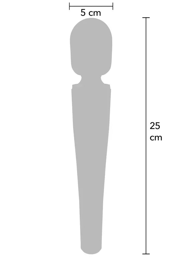 Compact Wand Massager Red by Caresse - Happytoys Sexshop: Toys for Feeling Happy & Easy π - Discreet geleverd