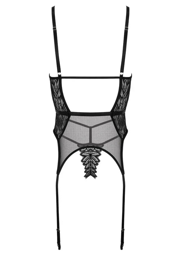 Bestel: Corset And Thong S/M CO102 by Kotek - bij Happytoys.nl, happytoys.be, Happytoys.ae: erotische sex webshop | liever Happy dan Easy ⭐⭐⭐⭐⭐