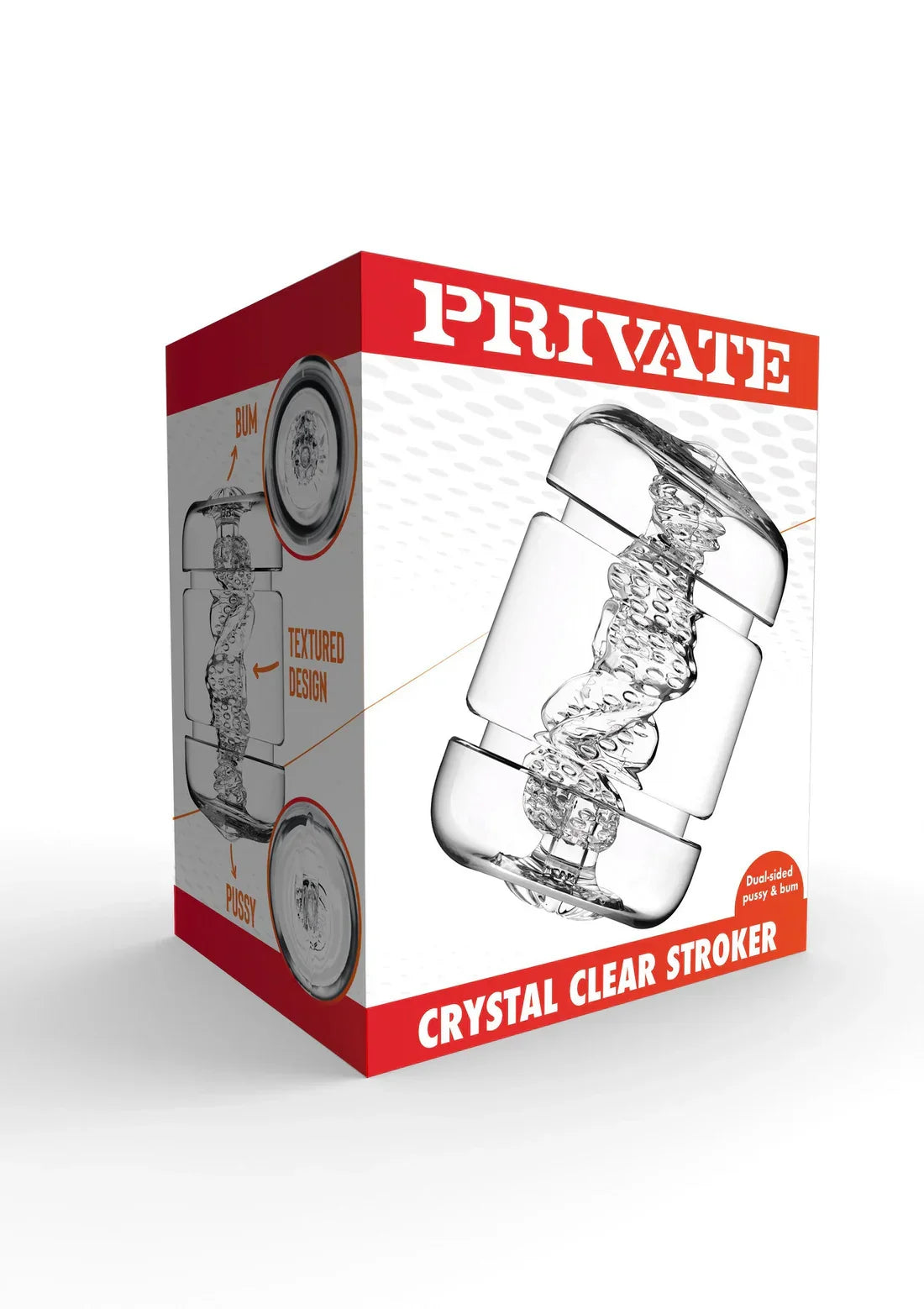 Crystal Clear Pussy & Bum by Private - Happytoys Sexshop: Toys for Feeling Happy & Easy 😊 - Discreet geleverd