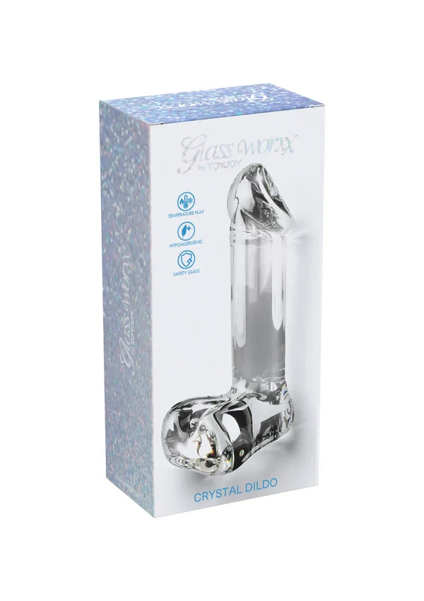 Bestel: Crystal Cock by ToyJoy Glassworxx - bij Happytoys.nl, happytoys.be, Happytoys.ae: erotische sex webshop | liever Happy dan Easy ⭐⭐⭐⭐⭐