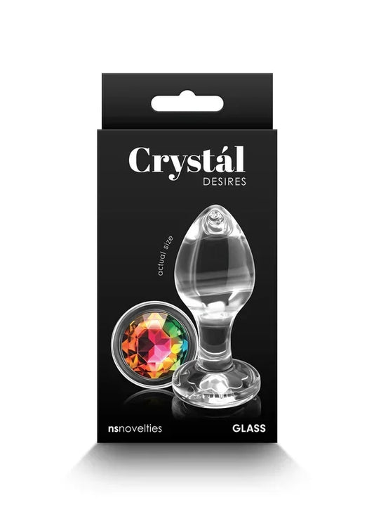 CrystalDesiresRainbowGemMediumbyNSNovelties2 @ Happytoys Sexshop: online sex shop for Feeling Happy & Easy 😊 the erotic store owned by a woman