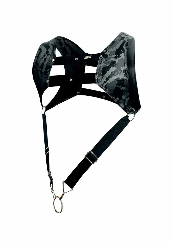 Bestel: DNGEON Top Cockring Harness by MOB - bij Happytoys.nl, happytoys.be, Happytoys.ae: erotische sex webshop | liever Happy dan Easy ⭐⭐⭐⭐⭐