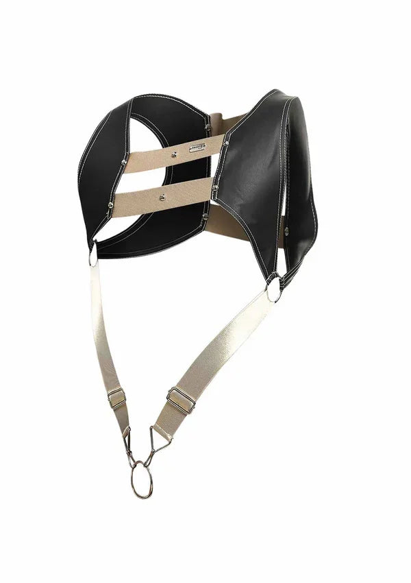 Bestel: DNGEON Top Cockring Harness by MOB - bij Happytoys.nl, happytoys.be, Happytoys.ae: erotische sex webshop | liever Happy dan Easy ⭐⭐⭐⭐⭐
