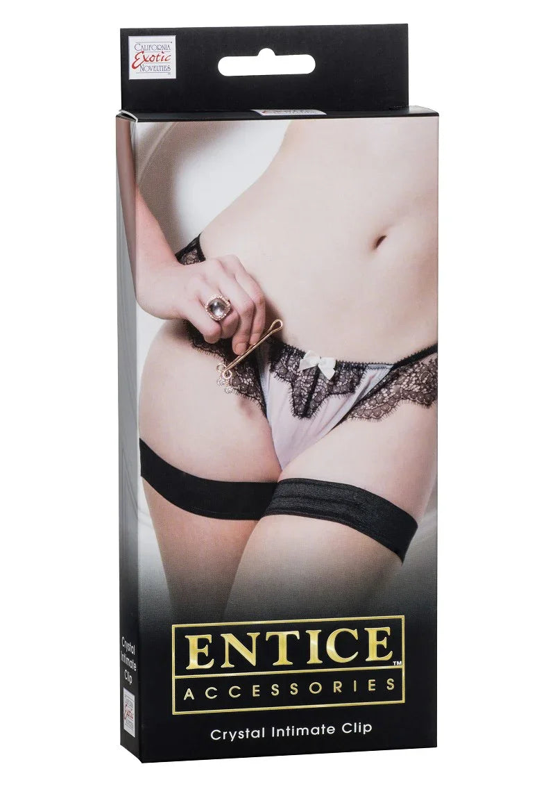 Entice Accessories Crystal Intimate Clip by CalExotics - Happytoys Sexshop: Toys for Feeling Happy & Easy 😊 - Discreet geleverd