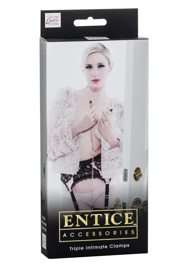 Entice Accessories Triple Intimate Clamps by CalExotics - Happytoys Sexshop: online sex shop for Feeling Happy & Easy đ - Discreet geleverd