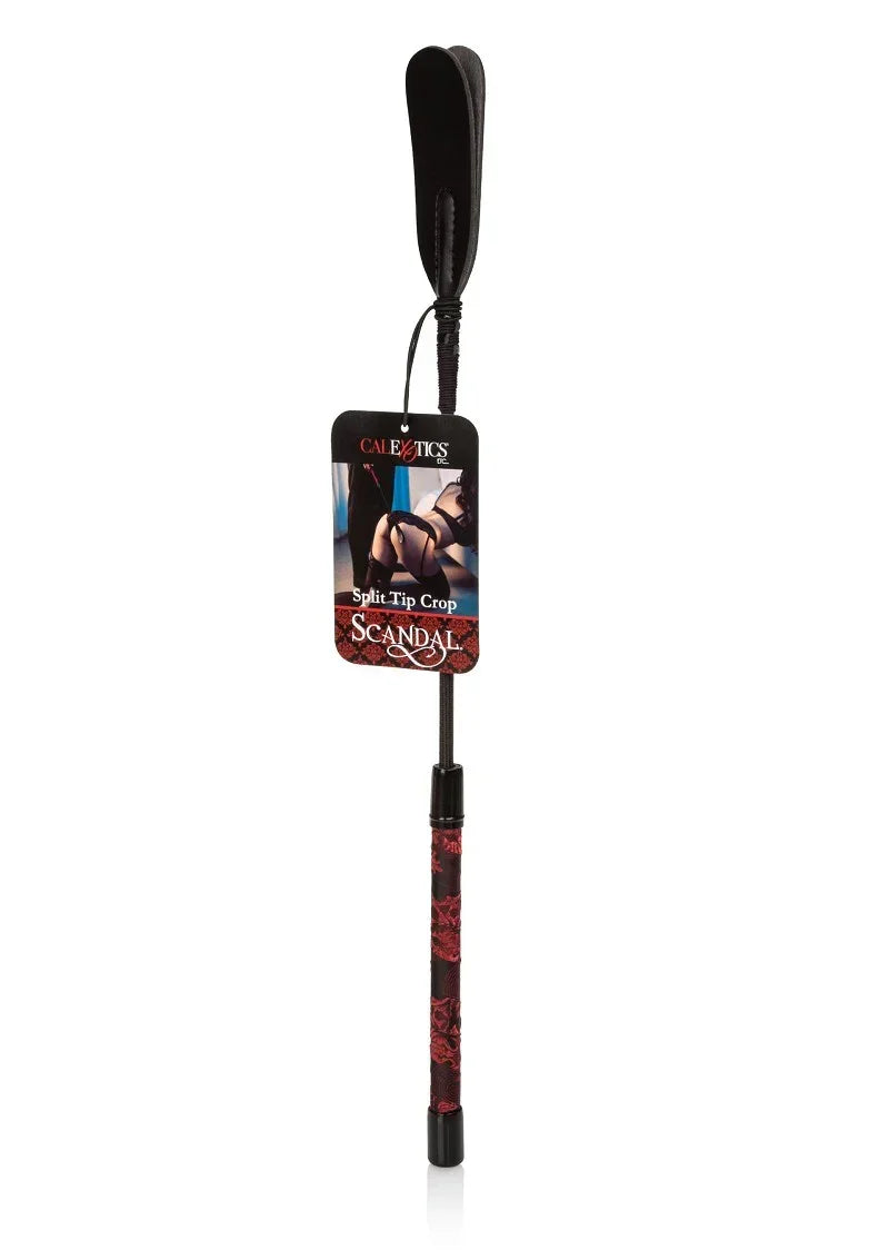 CalExotics Scandal Split Tip Crop - Happytoys Sexshop: online sex shop for Feeling Happy & Easy 😊 - Discreet geleverd