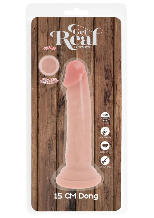 Deluxe Dual Density Dong TPE 15 cm by ToyJoy - Happytoys Sexshop: online sex shop for Feeling Happy & Easy 😊 - Discreet geleverd