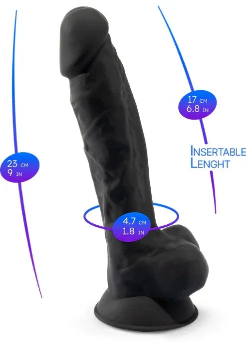 Bestel: Dildo Model 9 inch by Silex - bij Happytoys.nl, happytoys.be, Happytoys.ae: erotische sex webshop | liever Happy dan Easy ⭐⭐⭐⭐⭐