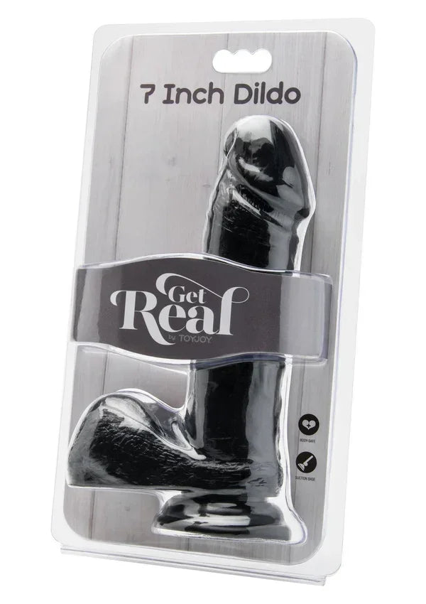 Bestel: Dildo PVC 18 cm Black by ToyJoy - bij Happytoys.nl, happytoys.be, Happytoys.ae: erotische sex webshop | liever Happy dan Easy ⭐⭐⭐⭐⭐