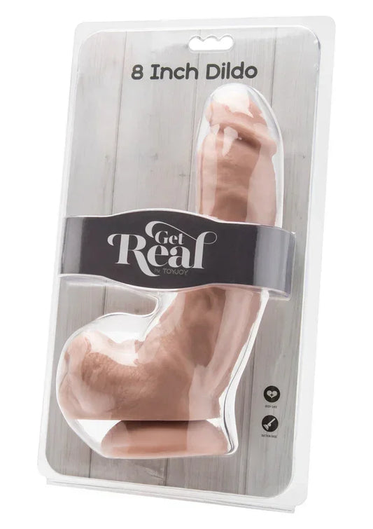 Dildo PVC 20.5 cm by ToyJoy - Happytoys Sexshop: online sex shop for Feeling Happy & Easy 😊 - Discreet geleverd