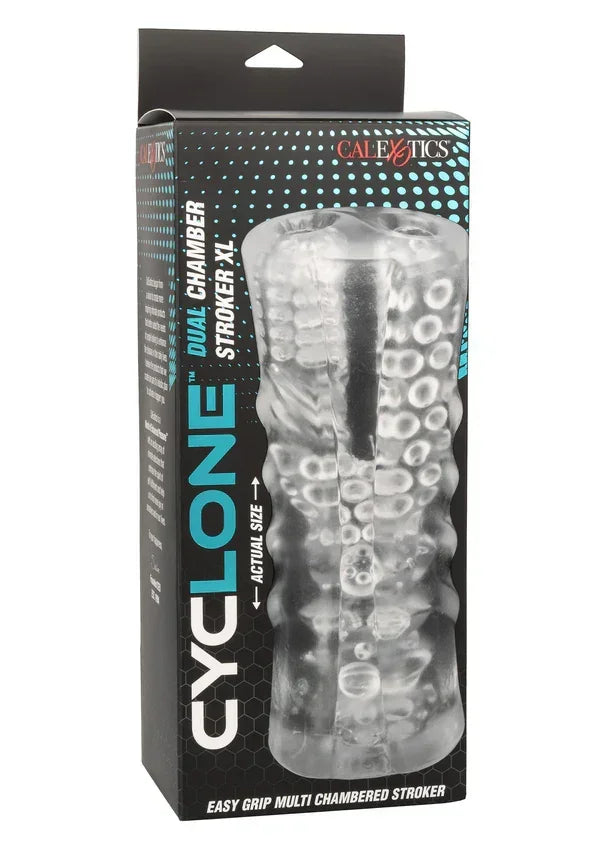 Bestel: Cyclone Dual Chamber Stroker XL by Calexotics - bij Happytoys.nl, happytoys.be, Happytoys.ae: erotische sex webshop | liever Happy dan Easy ⭐⭐⭐⭐⭐