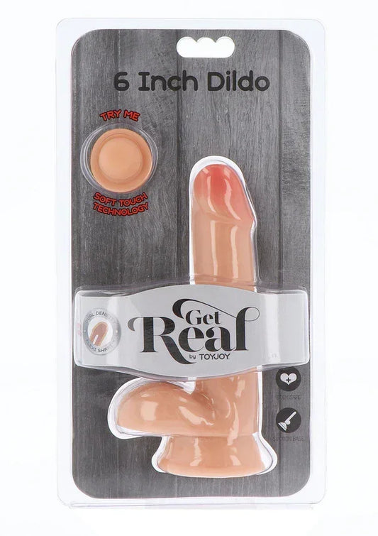 Dual Density Dildo TPE 17 cm by ToyJoy - Happytoys Sexshop: online sex shop for Feeling Happy & Easy 😊 - Discreet geleverd