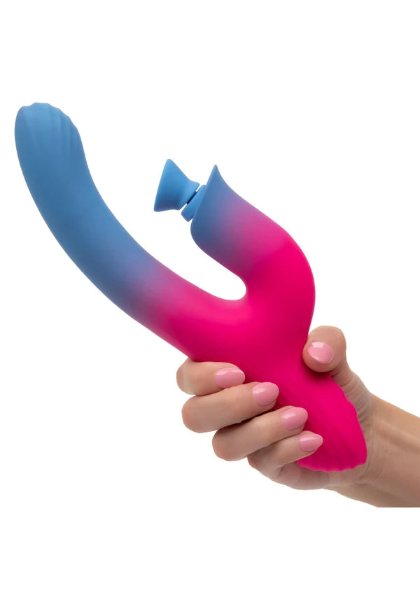 Dual Stimulator Suction Vibrator by CalExotics Elation