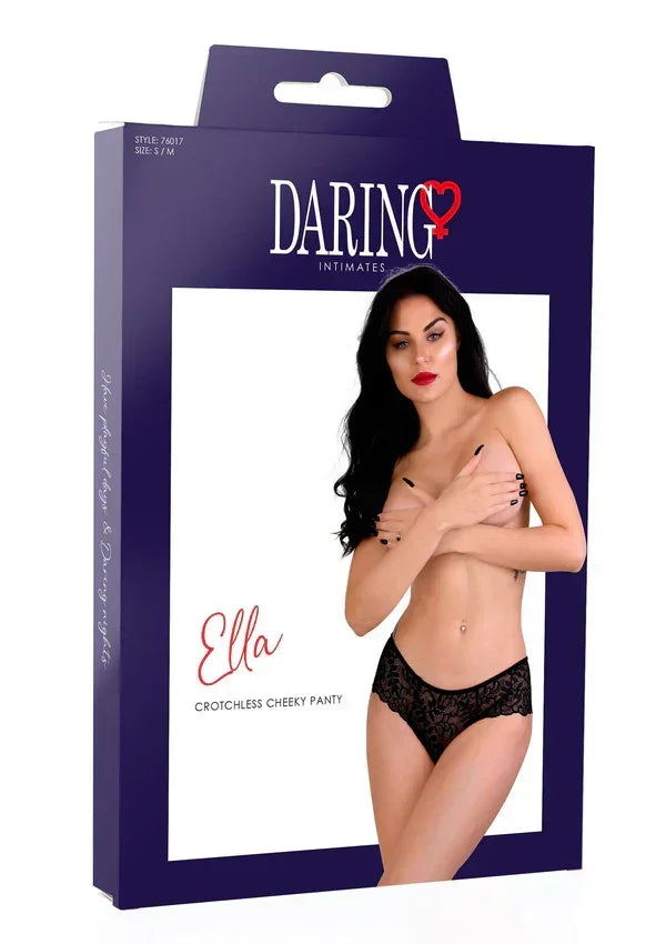 Bestel: Ella crotchless cheeky panty by Daring Intimates - bij Happytoys.nl, happytoys.be, Happytoys.ae: erotische sex webshop | liever Happy dan Easy ⭐⭐⭐⭐⭐