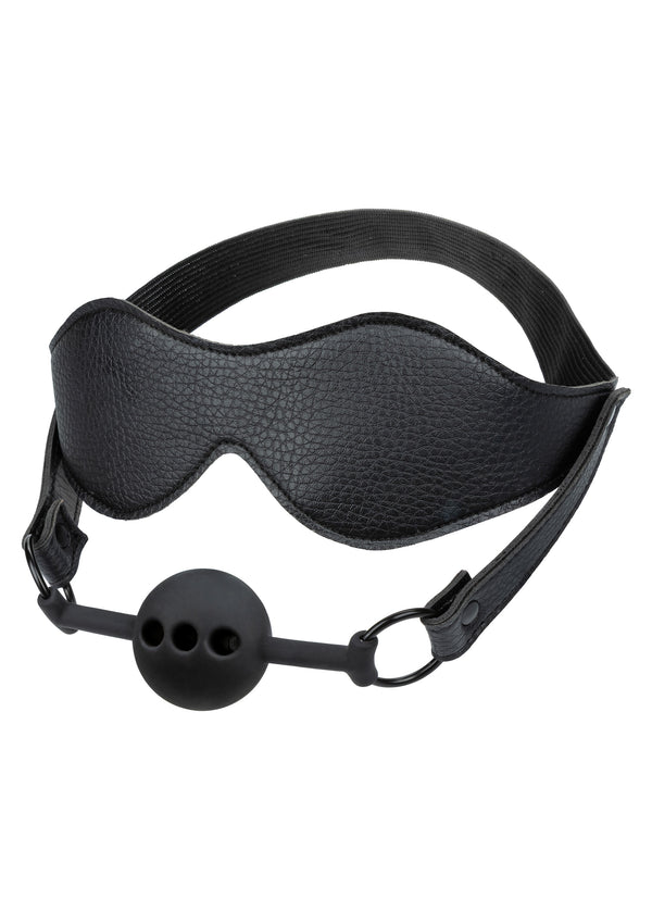 Bestel: Eye Mask & Breathable Ball Gag by CalExotics Nocturnal - bij Happytoys.nl, happytoys.be, Happytoys.ae: erotische sex webshop | liever Happy dan Easy ⭐⭐⭐⭐⭐