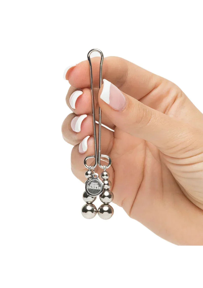 Just Sensation Beaded Clitoral Clamp Fifty Shades Darker - Happytoys Sexshop: online sex shop for Feeling Happy & Easy 😊 - Discreet geleverd