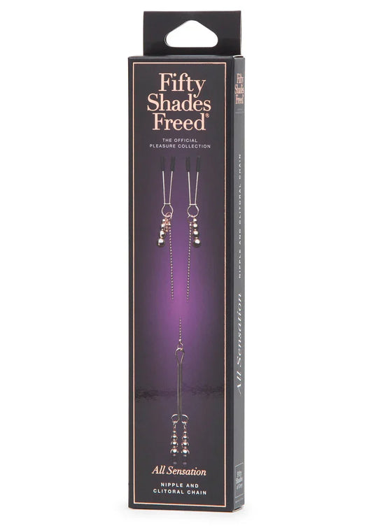 Freed All Sensation Nipple & Clitoral Chain Fifty Shades - Happytoys Sexshop: online sex shop for Feeling Happy & Easy 😊 - Discreet geleverd