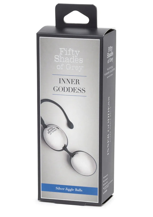 Inner Goddess Silver Jiggle Balls 67g Fifty Shades of Grey - Happytoys Sexshop: Toys for Feeling Happy & Easy π - Discreet geleverd