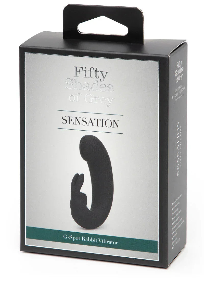 Bestel: Sensation Rechargeable G - Spot Rabbit Vibrator by Fifty Shades of Grey - bij Happytoys.nl, happytoys.be, Happytoys.ae: erotische sex webshop | liever Happy dan Easy ⭐⭐⭐⭐⭐