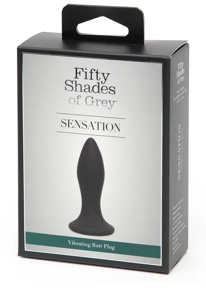 Bestel: Sensation Rechargeable Vibrating Butt Plug by Fifty Shades of Grey - bij Happytoys.nl, happytoys.be, Happytoys.ae: erotische sex webshop | liever Happy dan Easy ⭐⭐⭐⭐⭐
