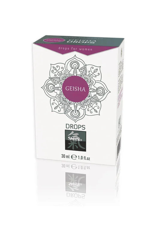 Geisha Aphrodisiac drops by Shiatsu - Happytoys Sexshop: Toys for Feeling Happy & Easy 😊 - Discreet geleverd