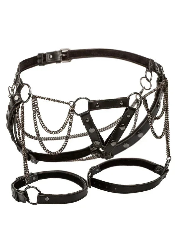 Bestel: Harness With Chains Plus by CalExotics - bij Happytoys.nl, happytoys.be, Happytoys.ae: erotische sex webshop | liever Happy dan Easy ⭐⭐⭐⭐⭐