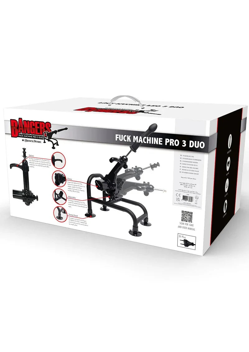 ♀ Hidden Desire Bangers Fuck Machine Pro 3 Duo - Happytoys Sexshop: online sex shop for Feeling Happy & Easy 😊 - Discreet geleverd
