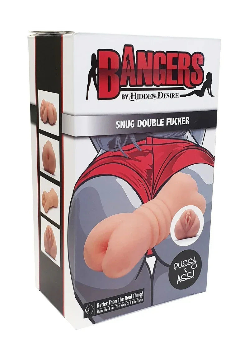 Bestel: Bangers Snug Double Fucker Pussy/Ass by Hidden Desire - bij Happytoys.nl, happytoys.be, Happytoys.ae: erotische sex webshop | liever Happy dan Easy ⭐⭐⭐⭐⭐