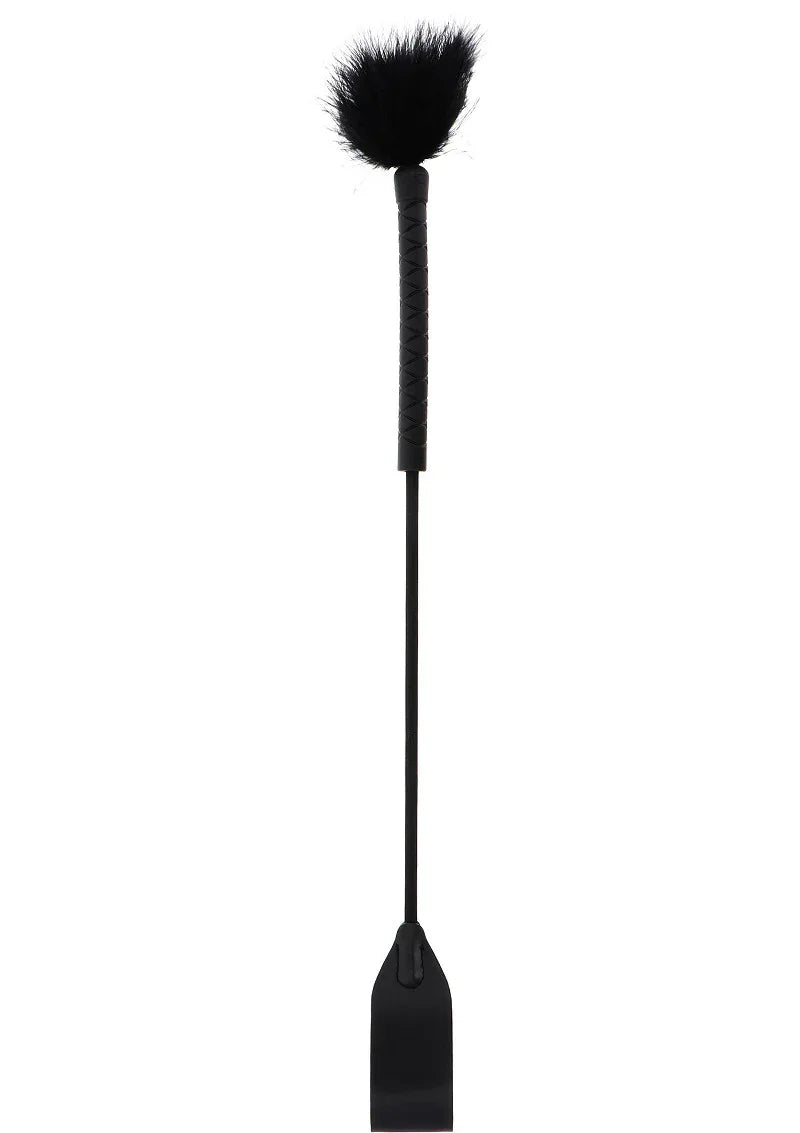 Bestel: Hidden Desire Extreme Crop Whip & Feather Tickler - bij Happytoys.nl, happytoys.be, Happytoys.ae: erotische sex webshop | liever Happy dan Easy βββββ