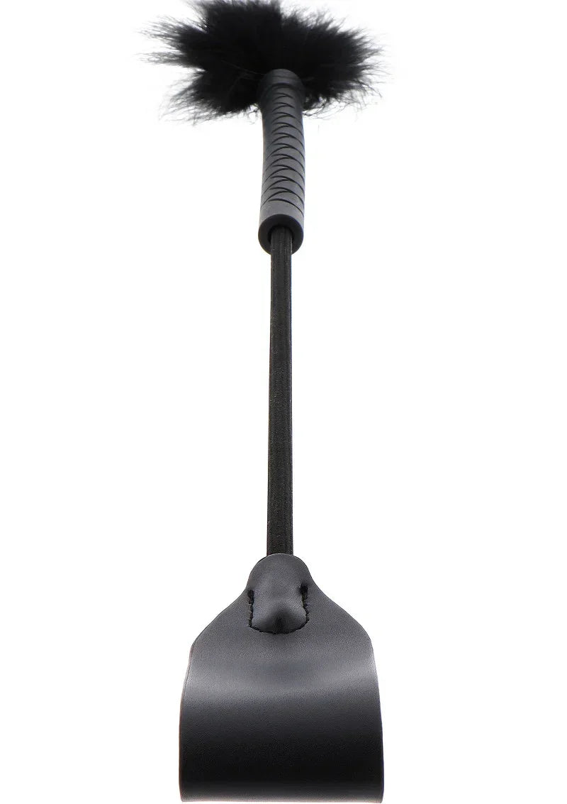 Bestel: Hidden Desire Extreme Crop Whip & Feather Tickler - bij Happytoys.nl, happytoys.be, Happytoys.ae: erotische sex webshop | liever Happy dan Easy βββββ