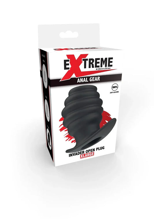 ♂ ♀ Hidden Desire Extreme Invader Open Plug XLarge - Happytoys Sexshop: online sex shop for Feeling Happy & Easy 😊 - Discreet geleverd