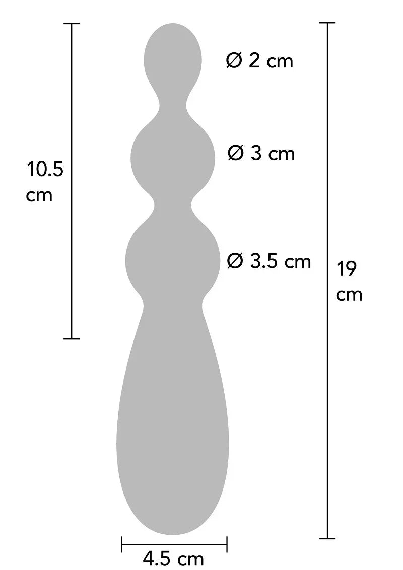 Extreme Triple Thrill Anal Vibrator by Hidden Desire - Happytoys Sexshop: online sex shop for Feeling Happy & Easy 😊 - Discreet geleverd