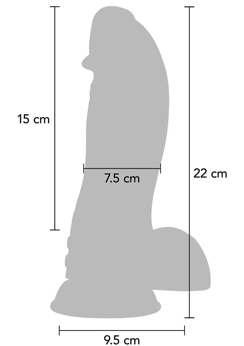 Extreme Vibrating Dinosaur Monster Dildo by Hidden Desire - Happytoys Sexshop: online sex shop for Feeling Happy & Easy 😊 - Discreet geleverd