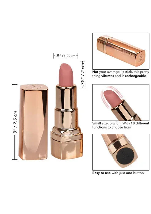 Bestel: Hide & Play Lipstick Rechargeable by CalExotics - bij Happytoys.nl, happytoys.be, Happytoys.ae: erotische sex webshop | liever Happy dan Easy ⭐⭐⭐⭐⭐