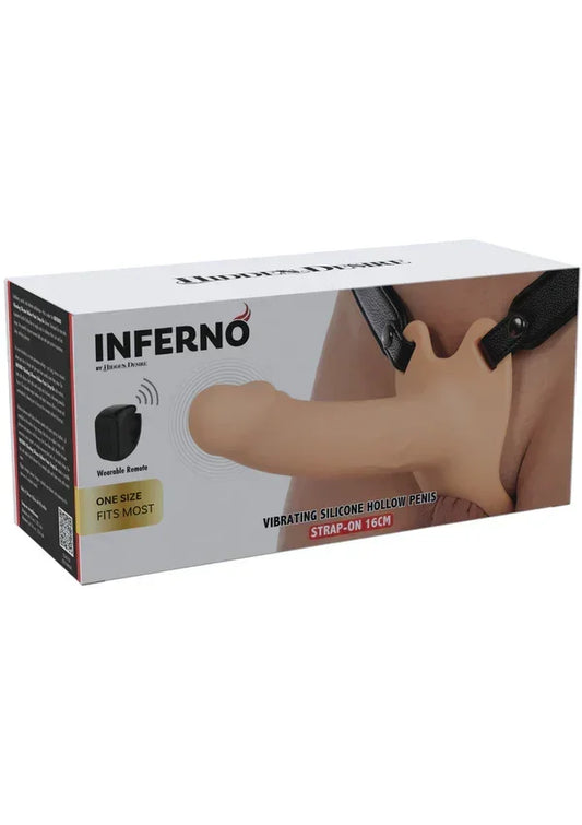 Hollow Penis Strapon Vibrating 16cm Black by Hidden Desire - Happytoys Sexshop: Toys for Feeling Happy & Easy π - Discreet geleverd